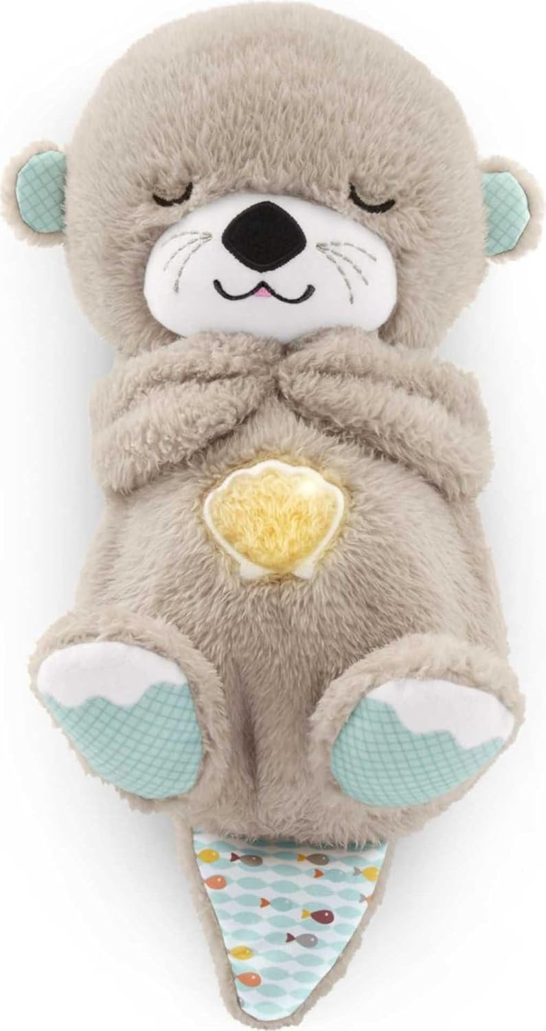 Soft baby toy with cuddly plush animal design for gentle play and nursery gifts