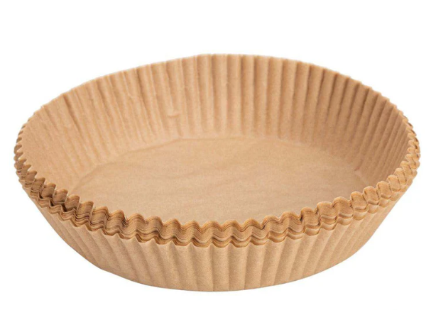 airfryer bakpapier rond 50 stuks – 160 x 45 mm